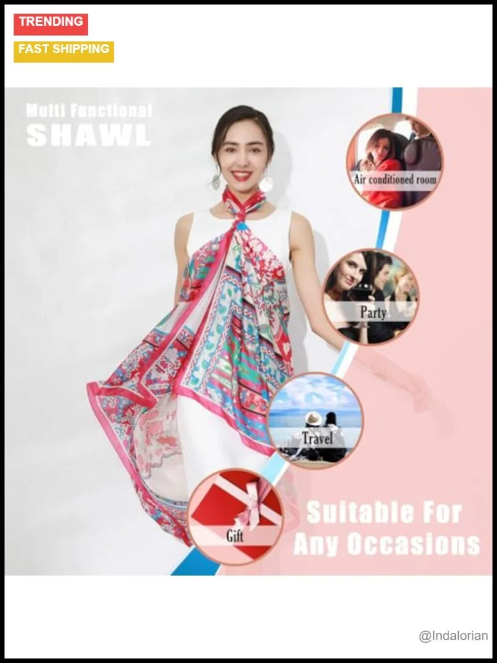 100% Mulberry Silk Pashmina Shawl Wrap Women Extra Large Lightweight Wedding